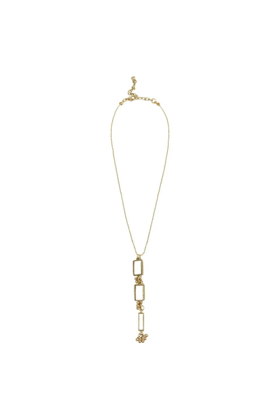 House of Tuhina Minar Lariat collana lunga oro