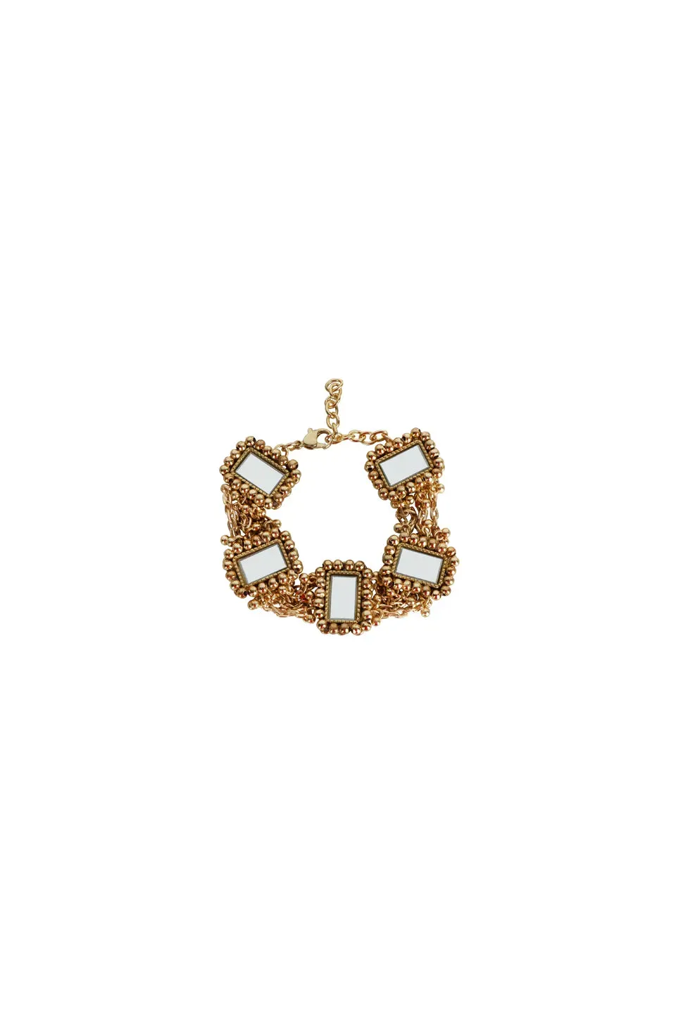 House of Tuhina Trajva Talmi bracciale intrecciato mano
