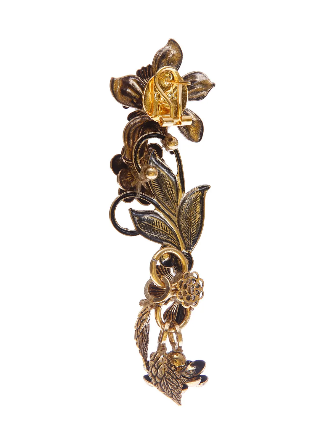 Rada Orecchini fiori a cascata oro antico ottone