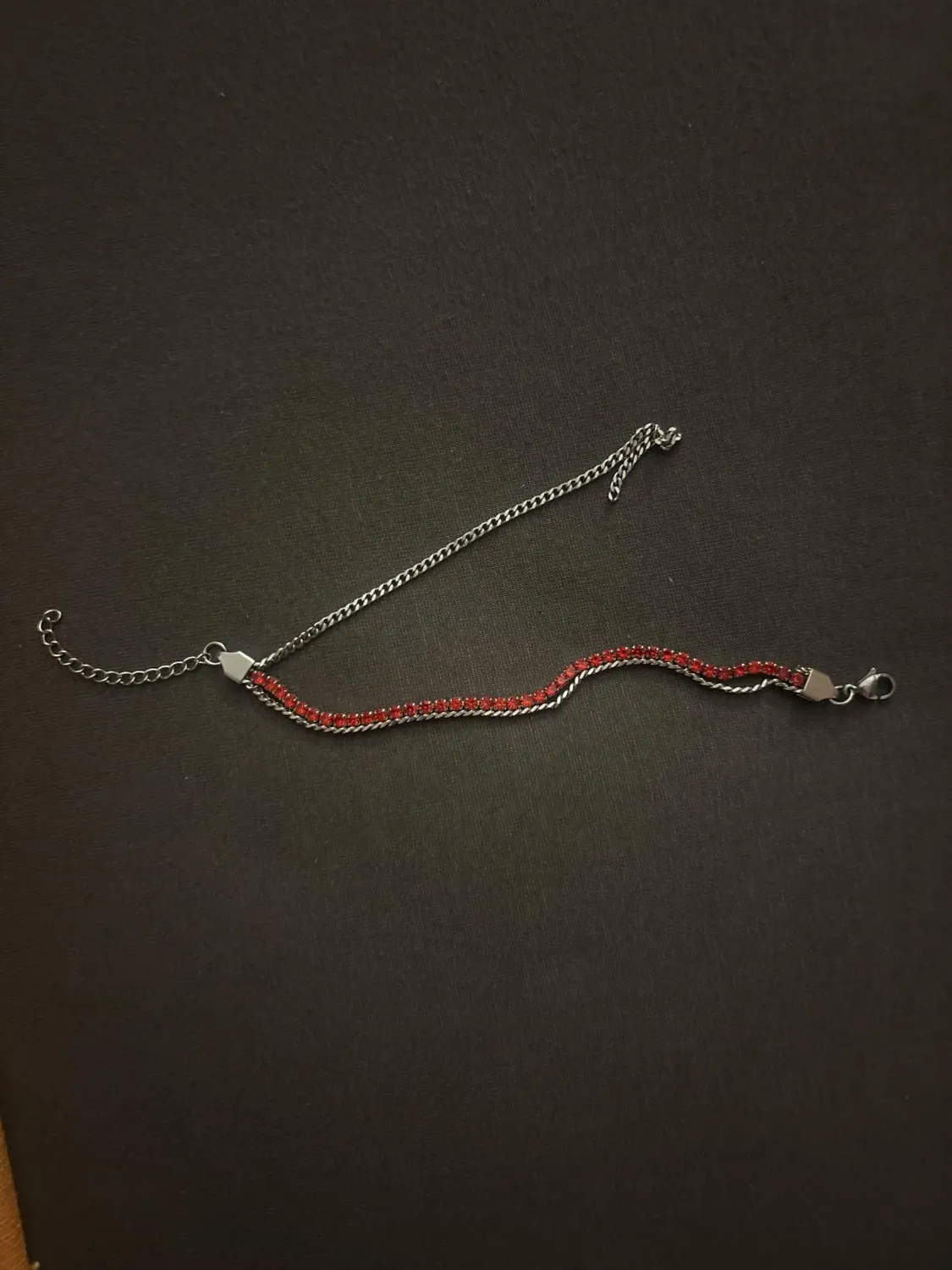 Dada Gioielli Tennis e Grumetta Bracciale Bianco zirconi bianchi