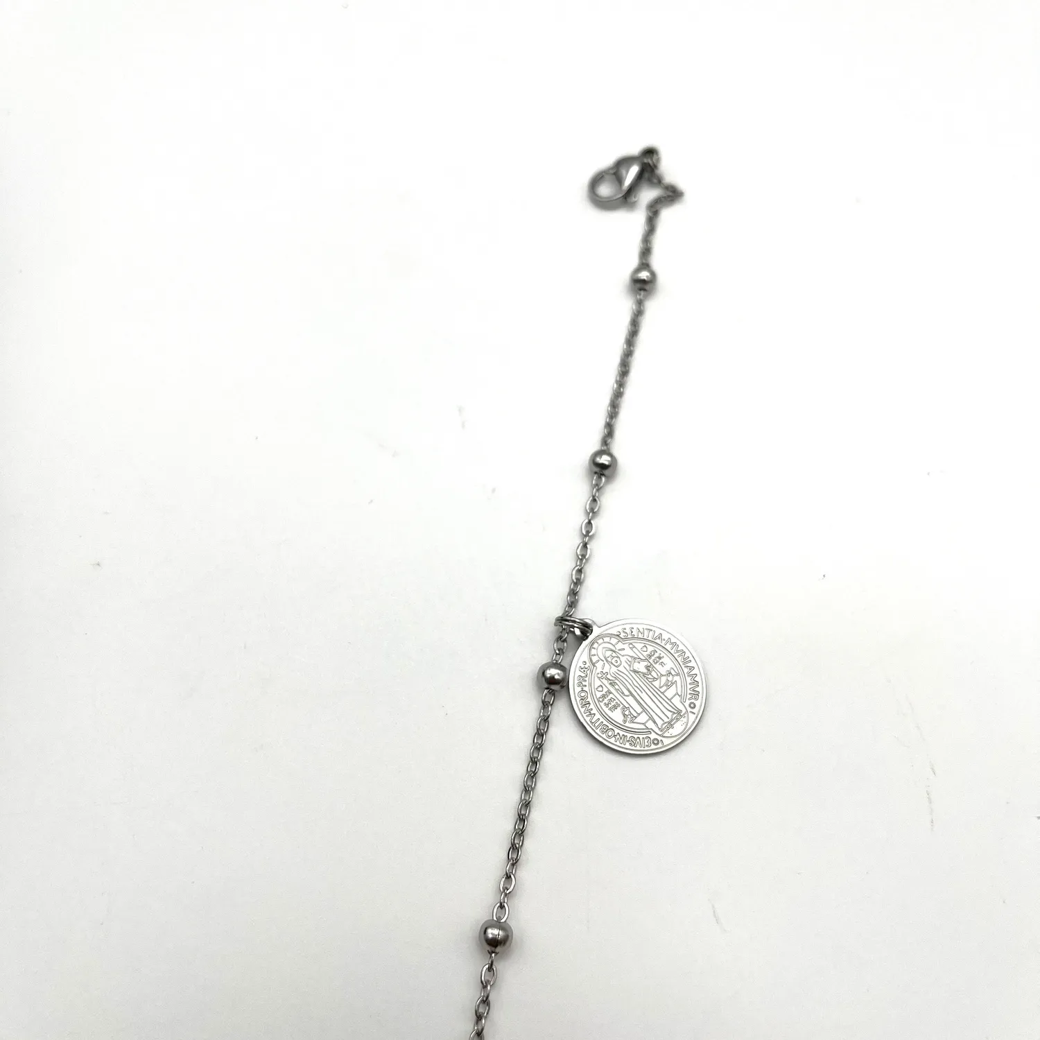 Ornamenta Fides et Protectio bracciale acciaio 17,4-24 cm
