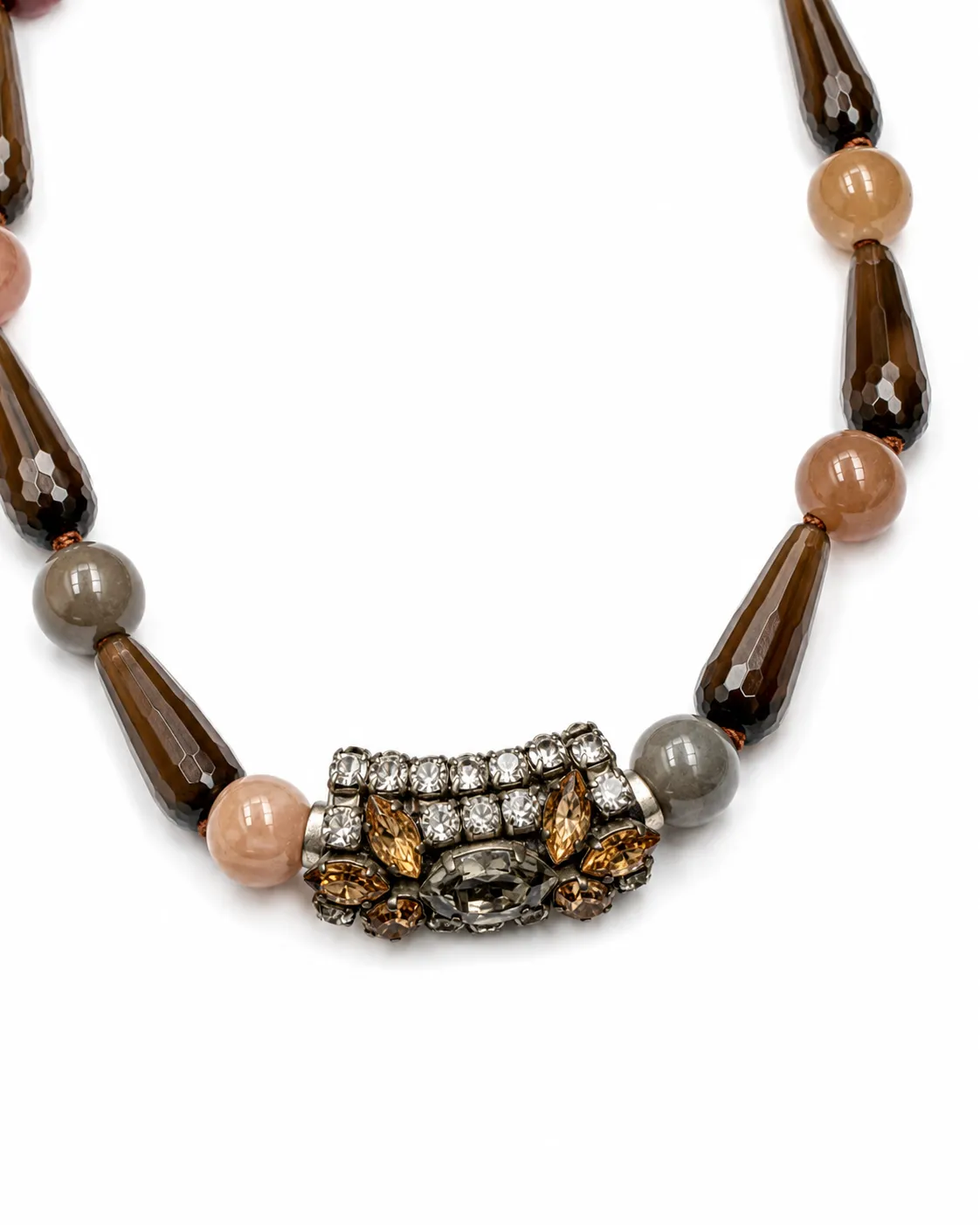 Rada Jewel Beads collana ambra e cristallo