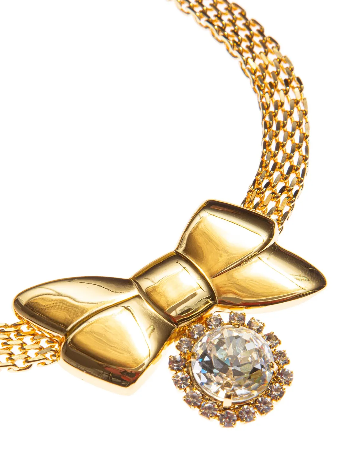 Rada Collana Girocollo con Fiocco Oro pietra diamante