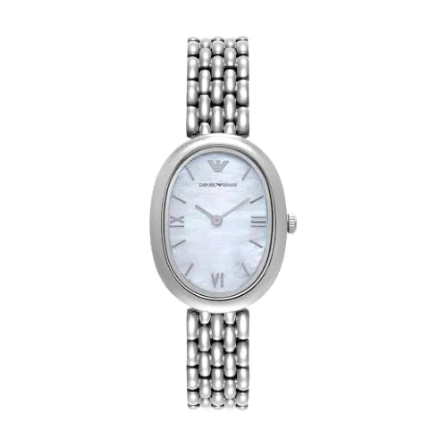 Emporio Armani orologio geometrico toni caldi 2025