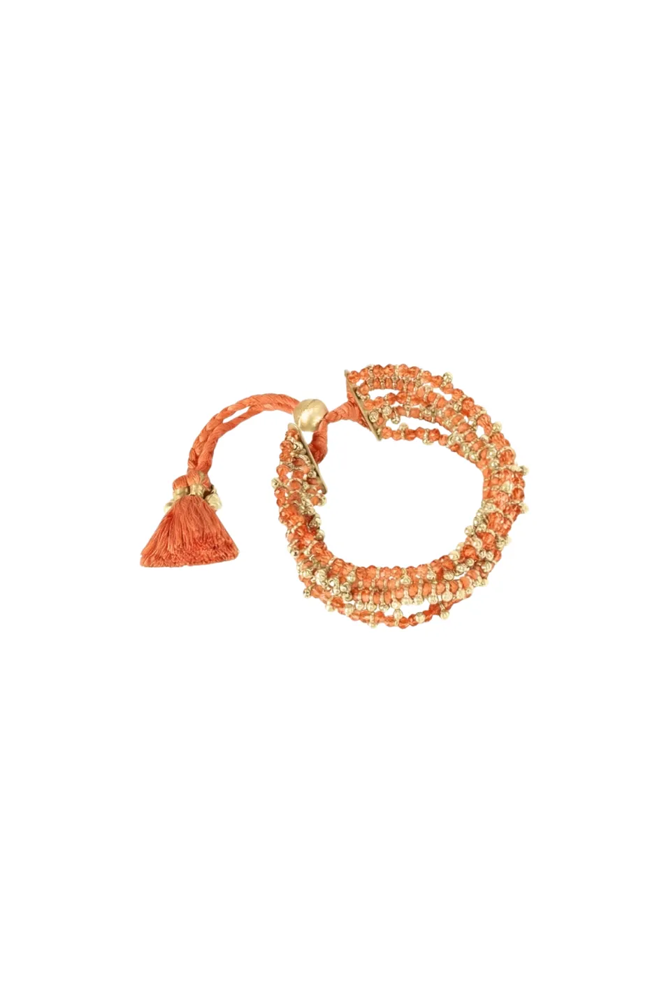 House of Tuhina Ruhani bracciale blu grigio fatto a mano
