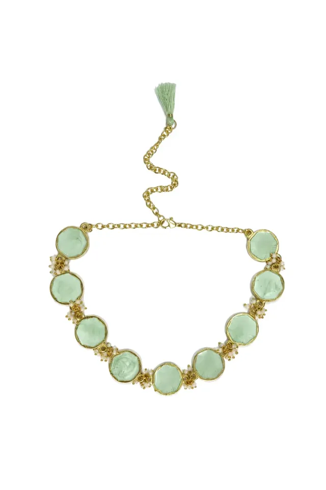 House of Tuhina Sahar Reversible collana perle doppia