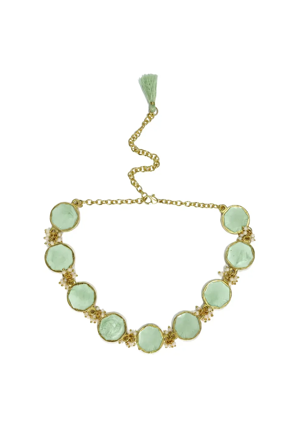House of Tuhina Sahar Reversible collana perle doppia