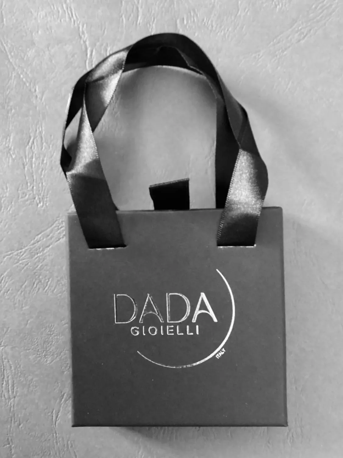 Dada Gioielli Collana Croce Uomo Acciaio Brunito Pietra Nera