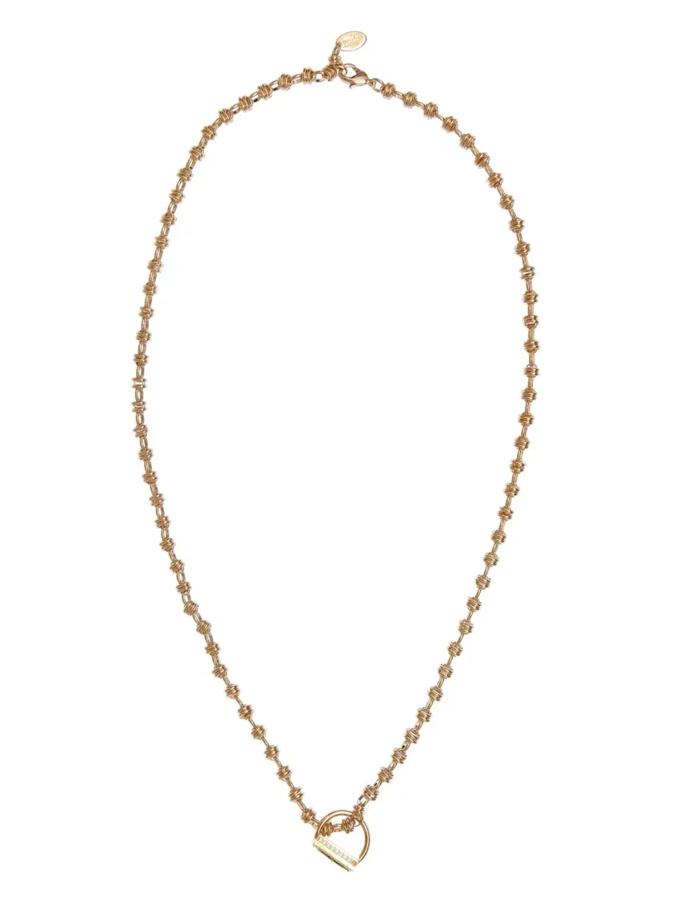 Rada Collana con Anello Verde e Pietra