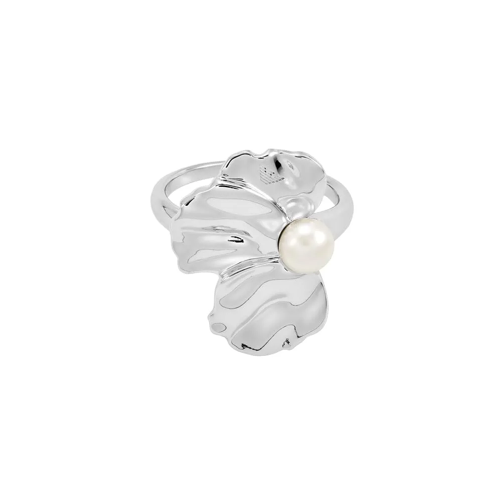 Emporio Armani EGS33450408 Anello Donna Argento Perla