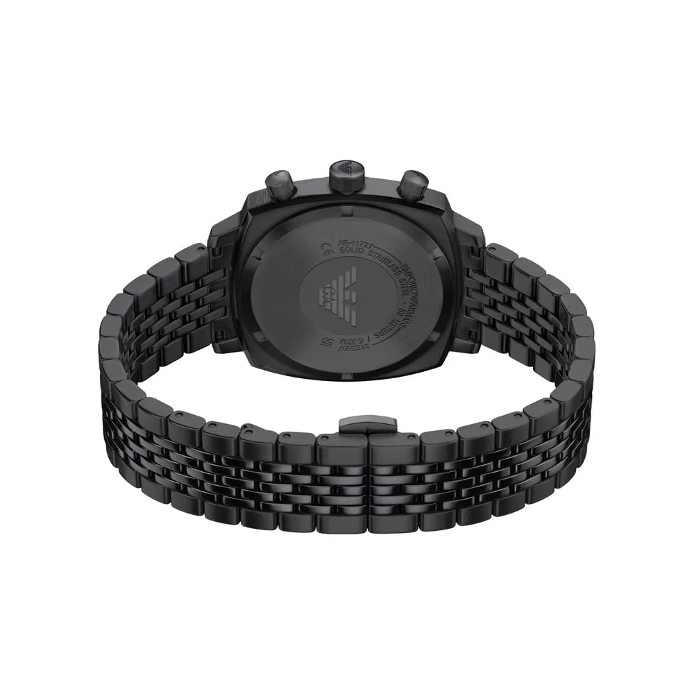 Emporio Armani Orologio Uomo Cronografo 40mm Nero Jet
