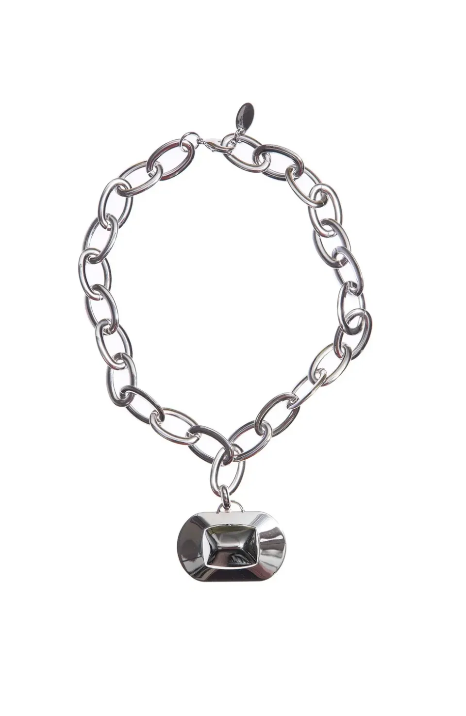 Rada Collana Catena Grossa e Pendente Argento