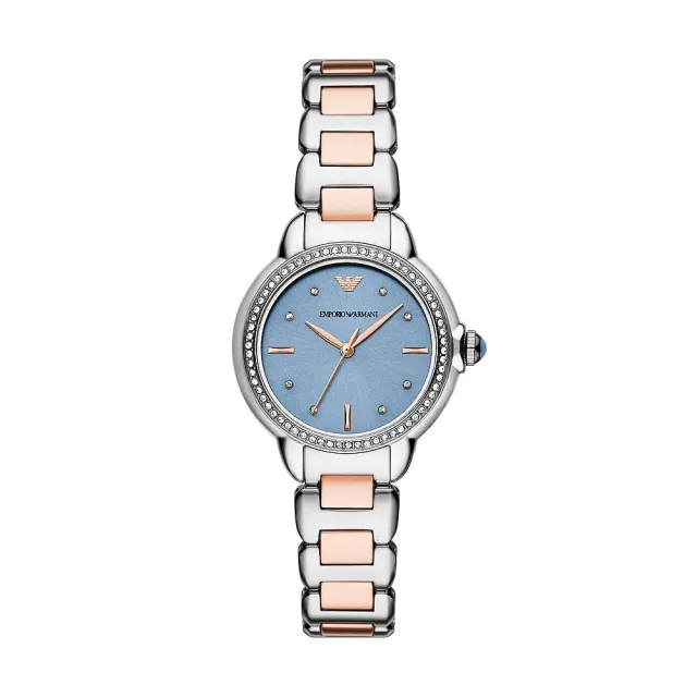 Emporio Armani AR11597 Orologio Donna Bicolore Blu 32mm