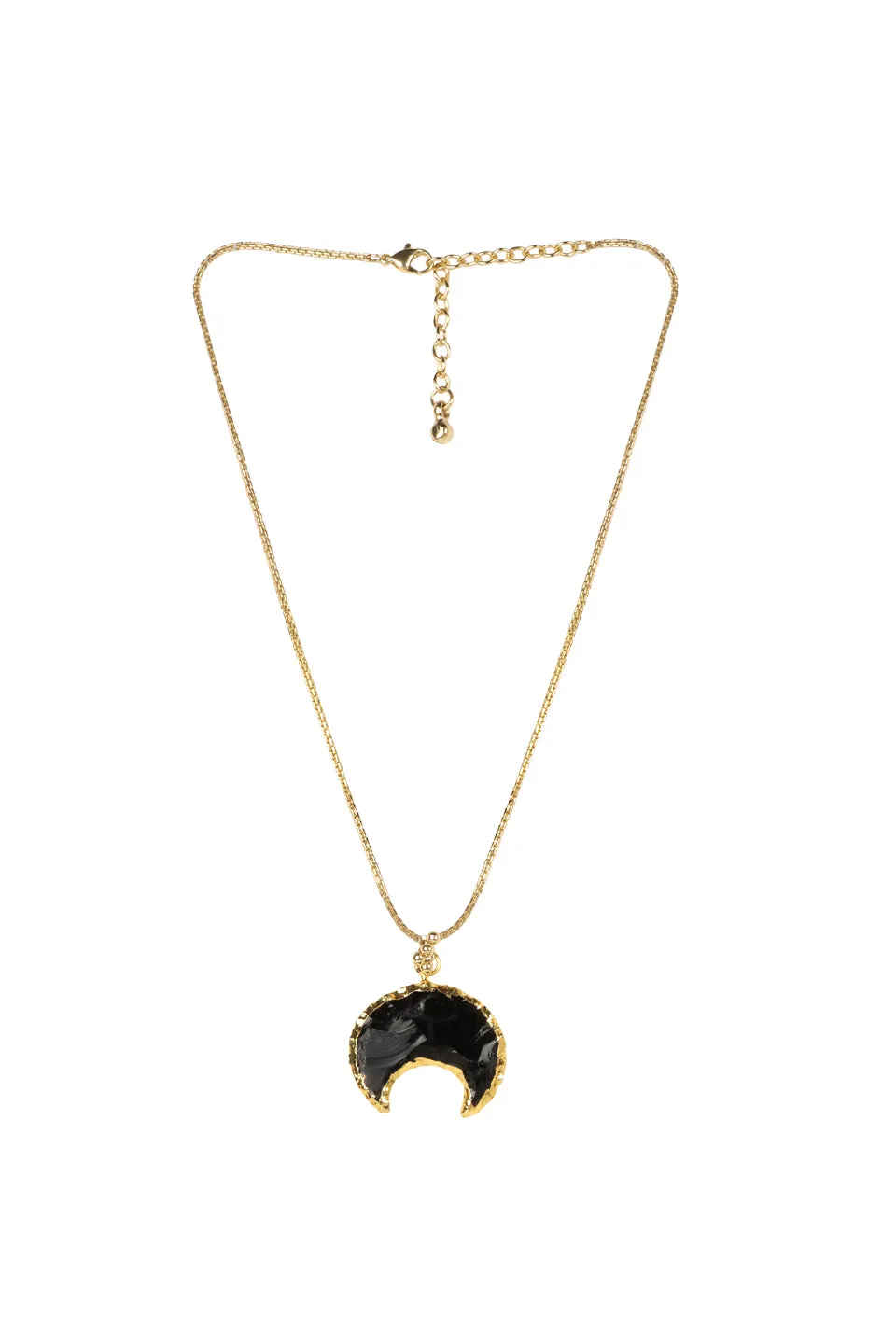 House of Tuhina Indrani collana marrone verde nero