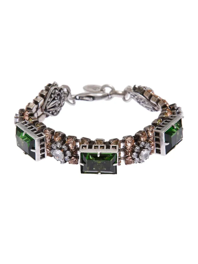 Rada Bracciale Gioiello Strass Pesca Viola