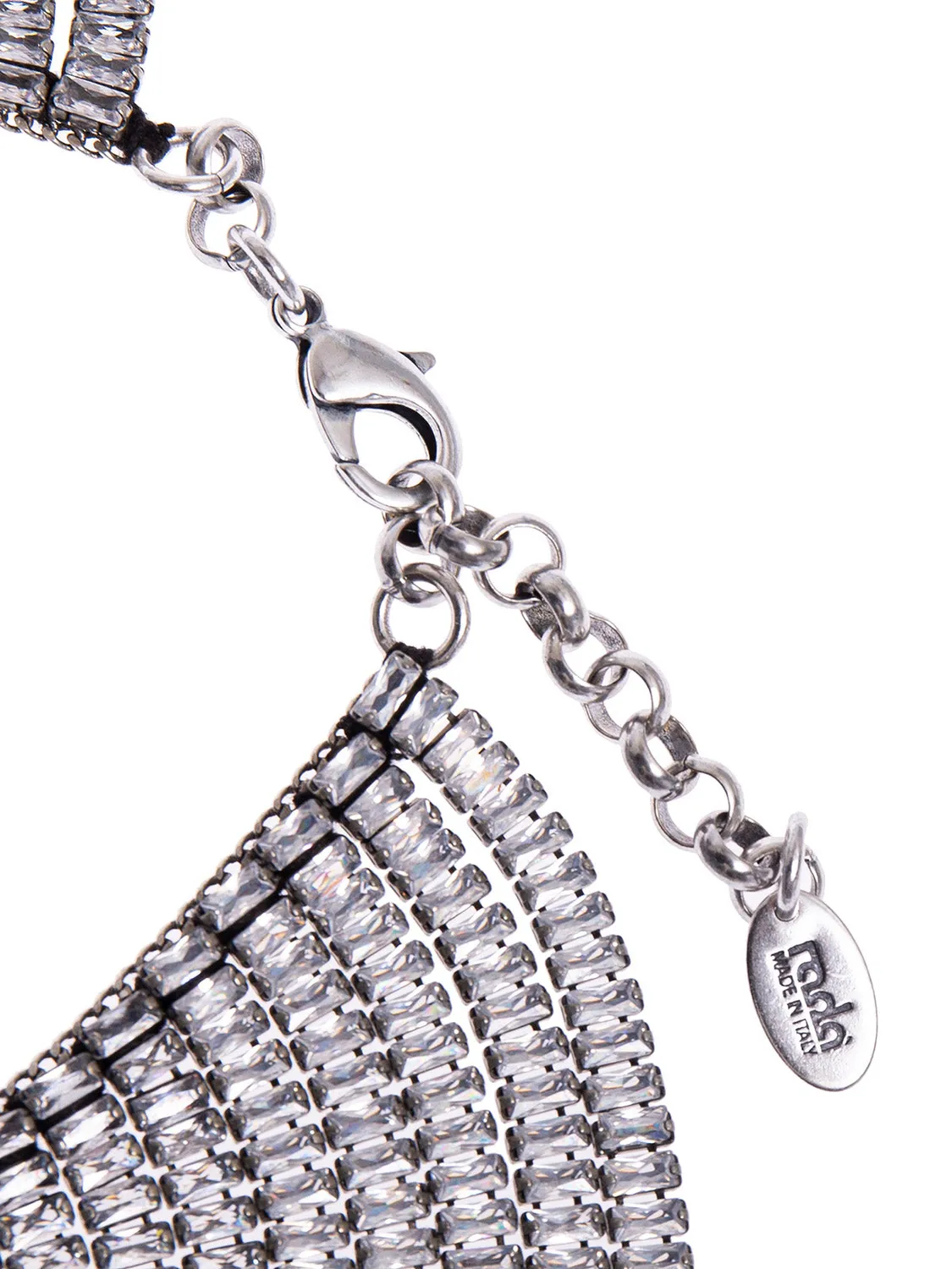 Rada Frange Baguette Collana Cristallo choker