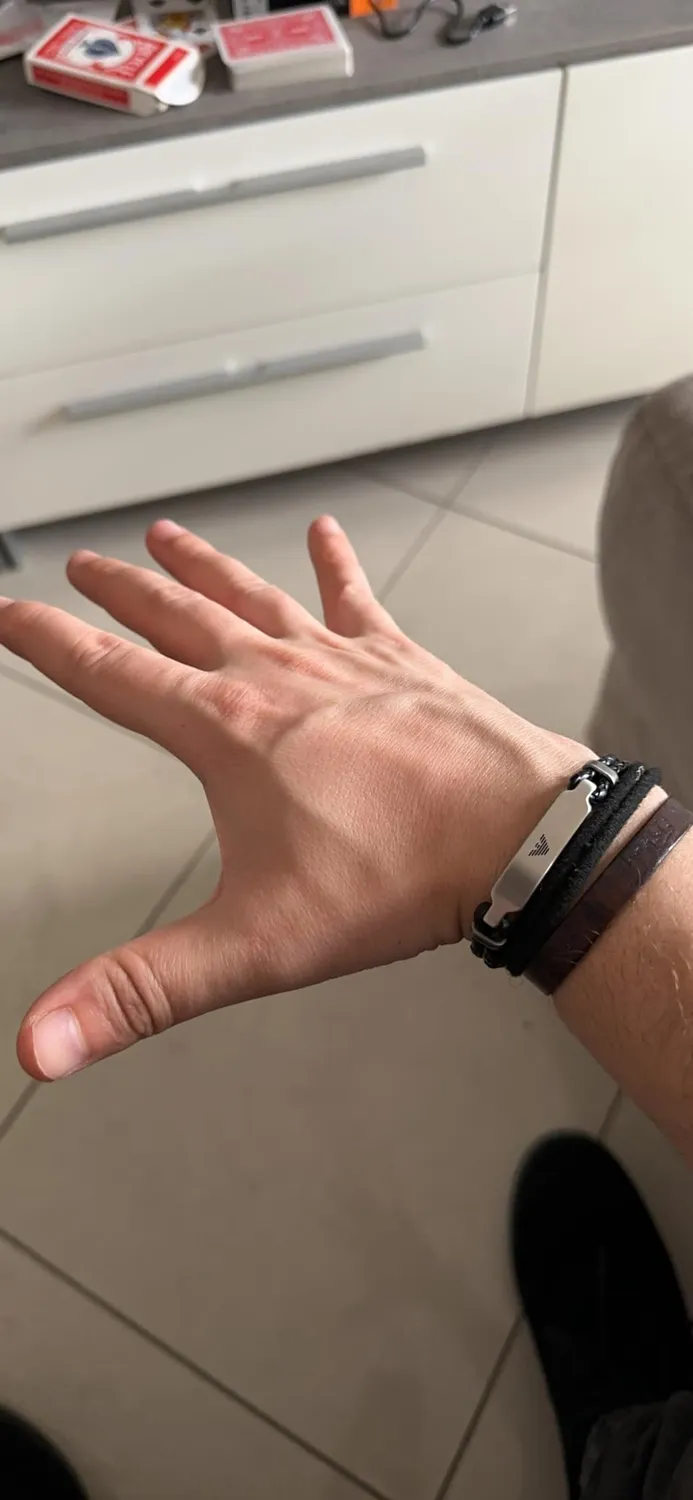 Emporio Armani EGS2719040 Bracciale Uomo Acciaio Argento 185 mm