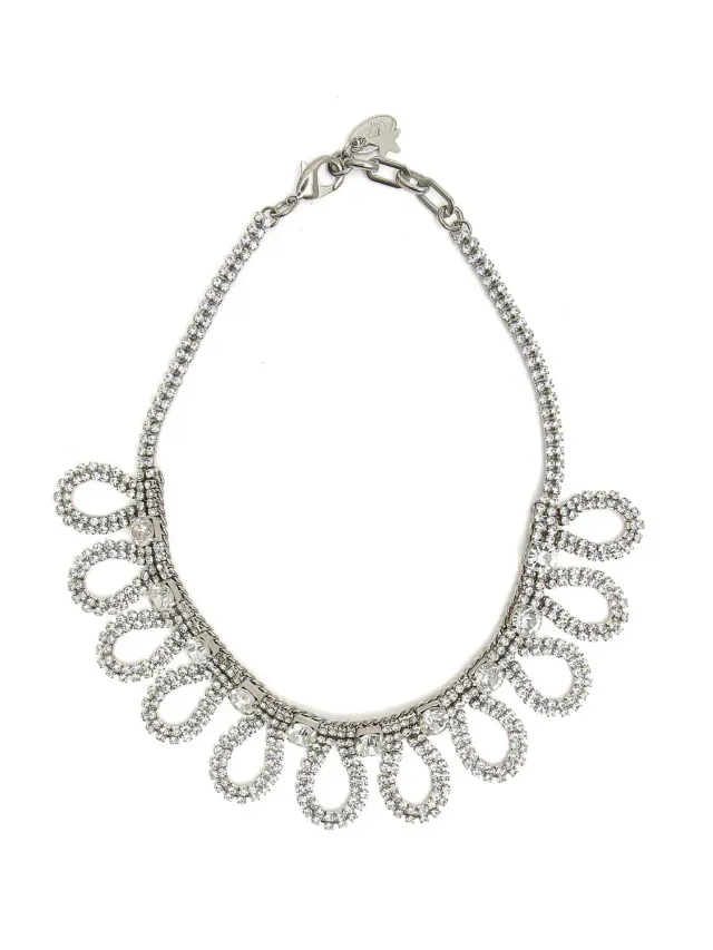 Rada Choker Strass collana cristallo doppia