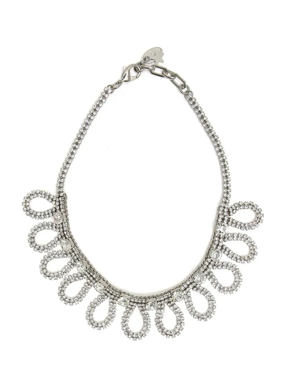 Rada Choker Strass collana cristallo doppia