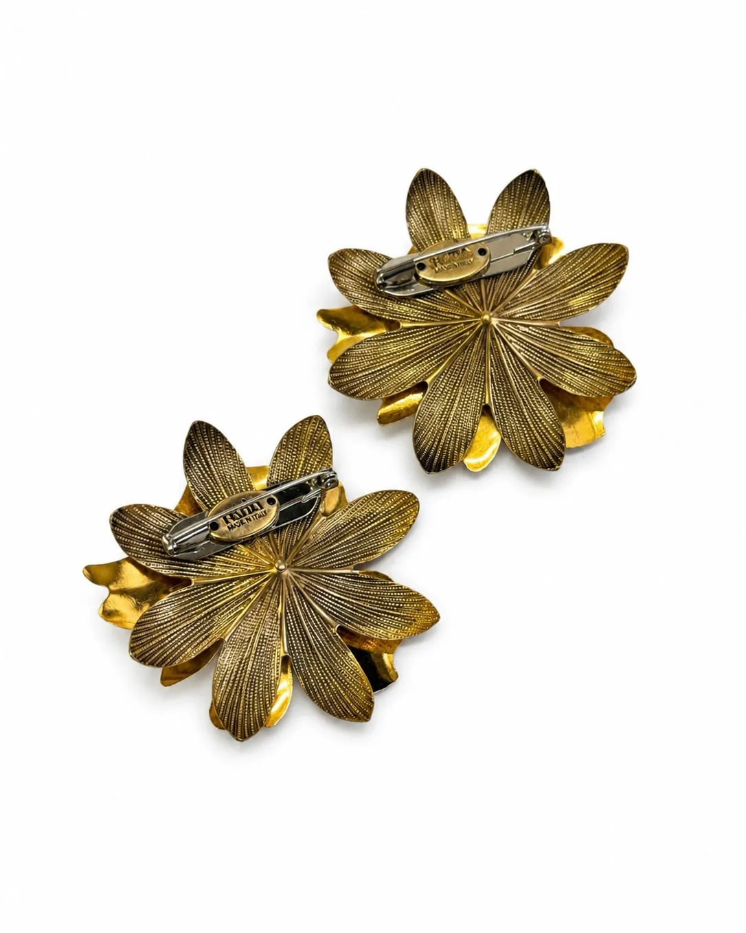 Rada Spilla Fiore cristallo cornice strass