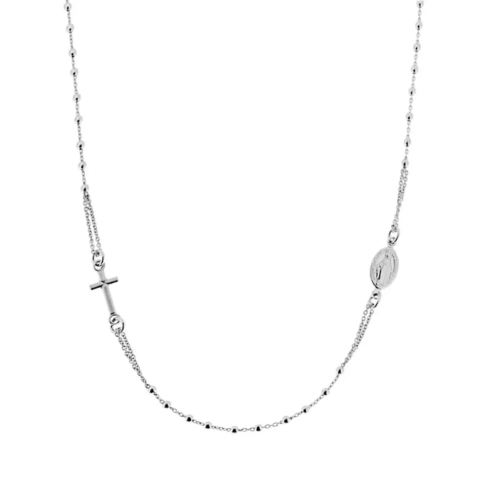 Ornamenta Rosario collana girocollo argento 925 50 cm