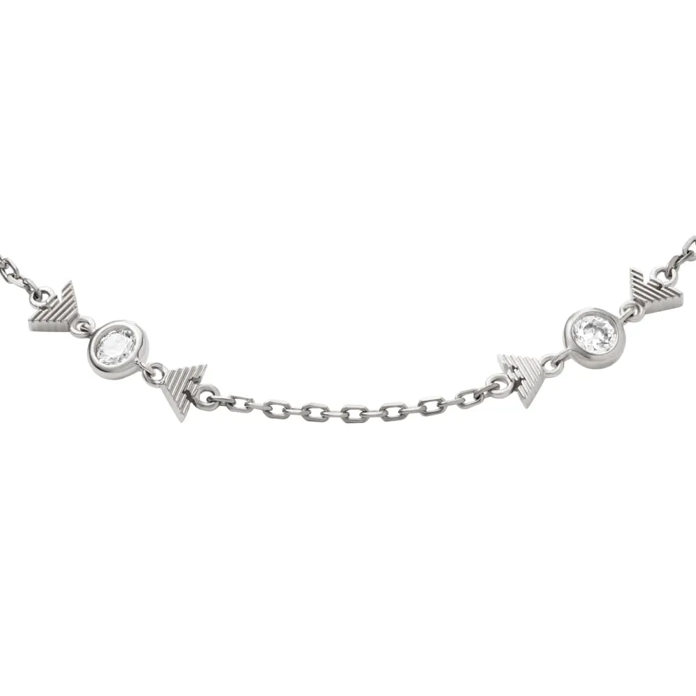Emporio Armani set bracciali donna acciaio argento