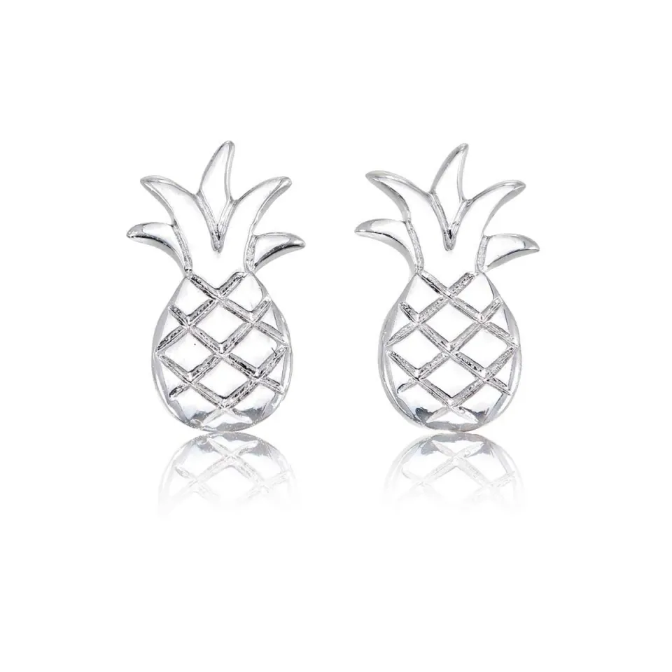Diamond Treats Ananas Orecchini Argento 925 Color Argento