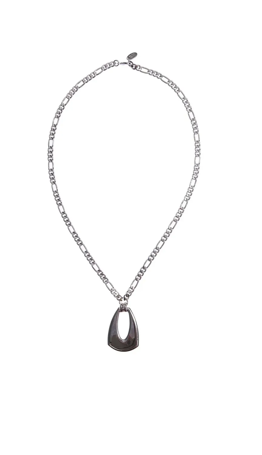 Rada Collana Lunga Argento con Pendente Geometrico