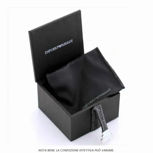Emporio Armani Bracciale Uomo Argento Acciaio Simbolo