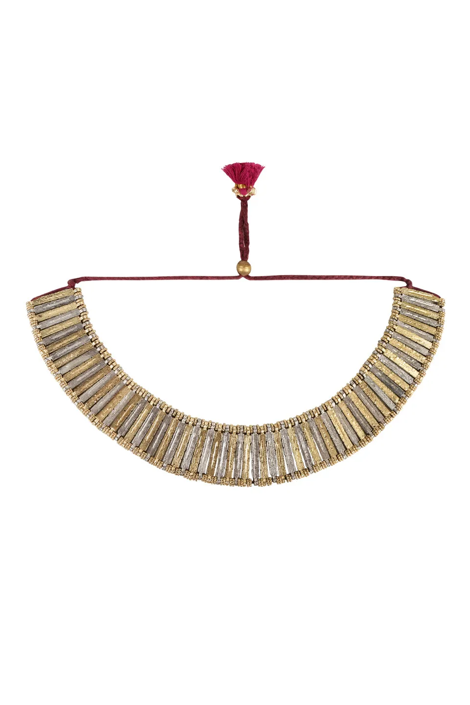 House of Tuhina Hema choker oro fatto a mano
