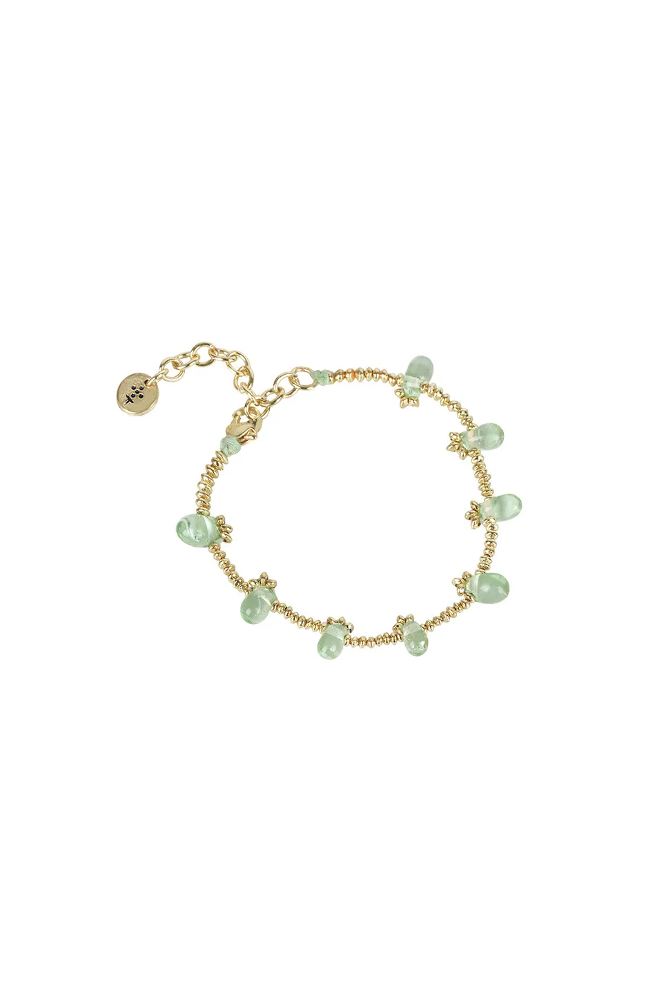 House of Tuhina Ayra bracciale nero smalto oro