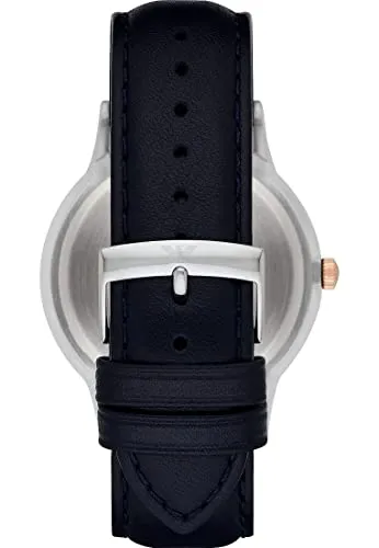 Emporio Armani Orologio Uomo Oro Rosa Blu 43 mm
