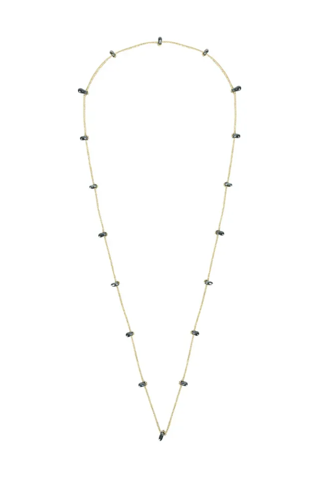 House of Tuhina Ayra collana filo oro Moon delicata