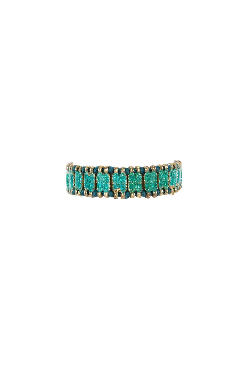 House of Tuhina Four Stone bracciale smaltato reversibile