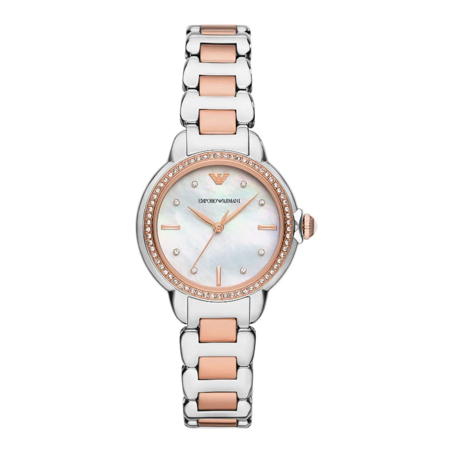 Emporio Armani Bracciale Uomo Acciaio Argento Maglie