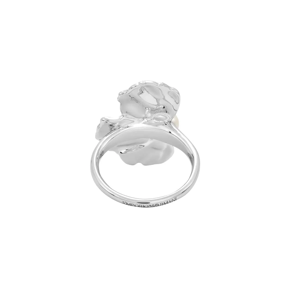 Emporio Armani EGS33450408 Anello Donna Argento Perla
