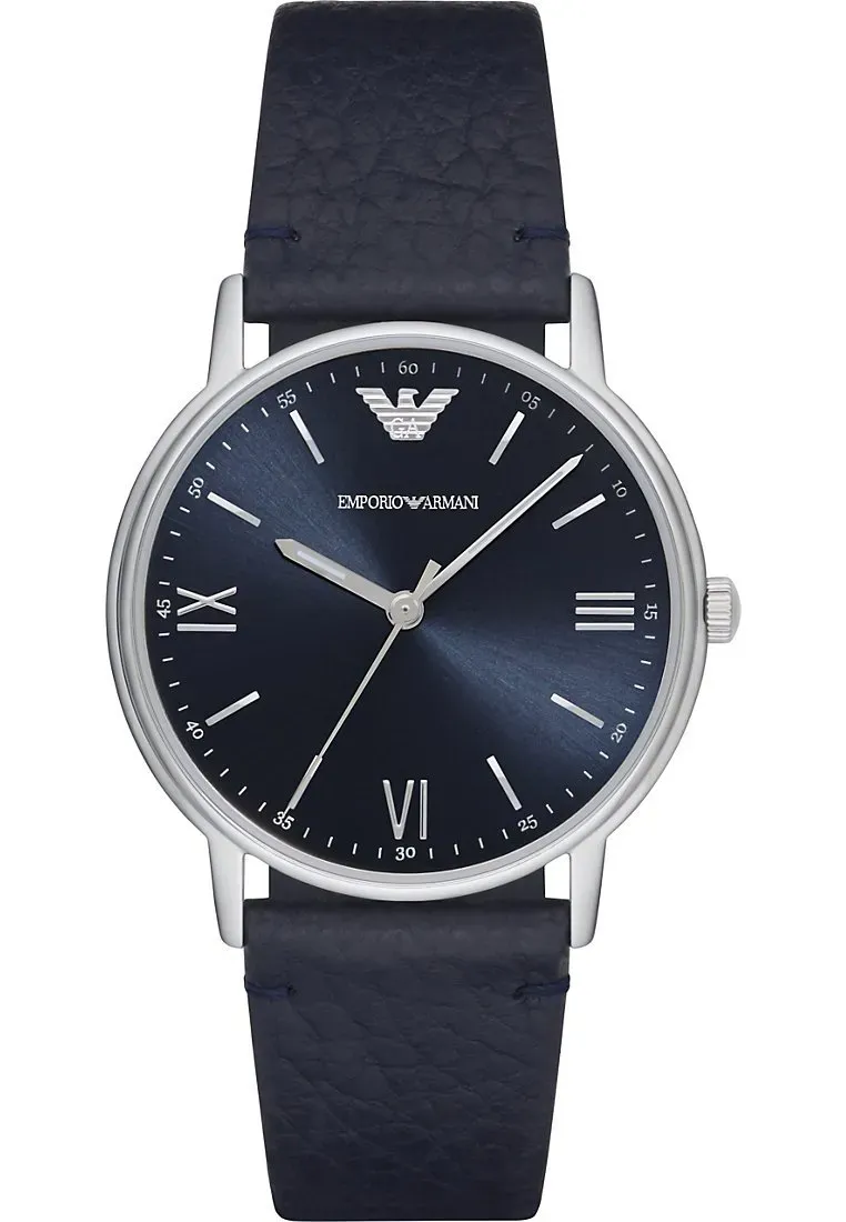 Emporio Armani Orologio Uomo Blu e Argento Classico