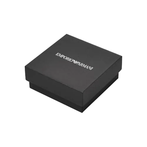 Emporio Armani collana dogtag uomo acciaio
