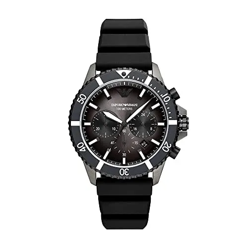 Emporio Armani World Explorer Orologio Nero Carbone