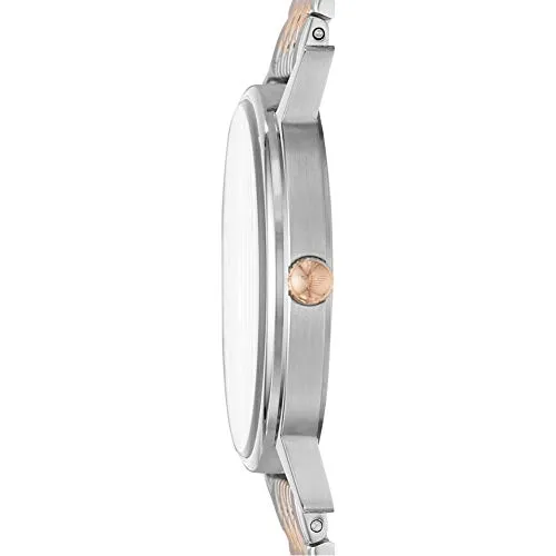 Emporio Armani orologio uomo oro rosa e argento
