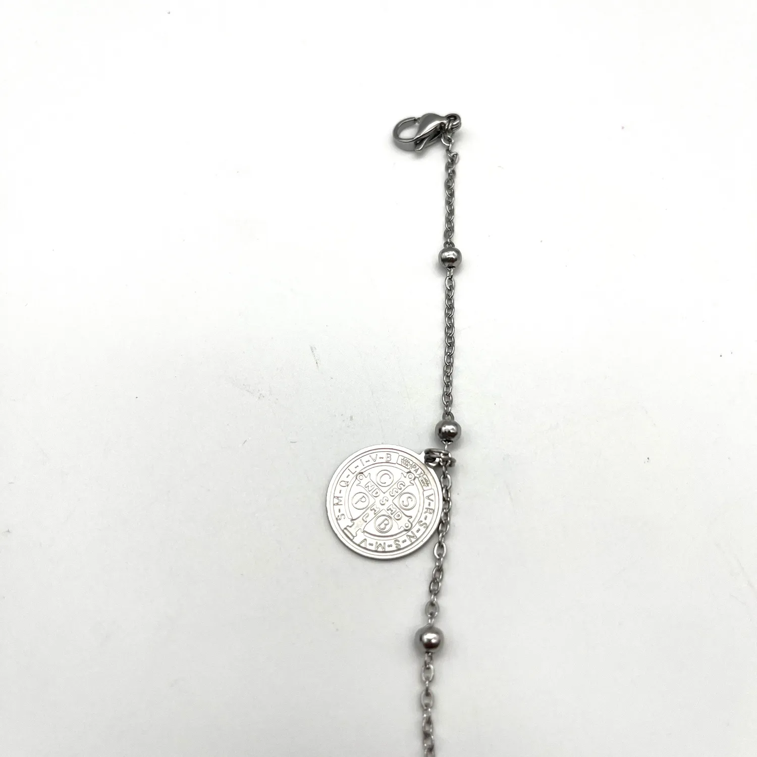 Ornamenta Fides et Protectio bracciale acciaio 17,4-24 cm