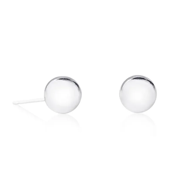 Diamond Treats Orecchini Sfera Argento 925 8mm Lobo