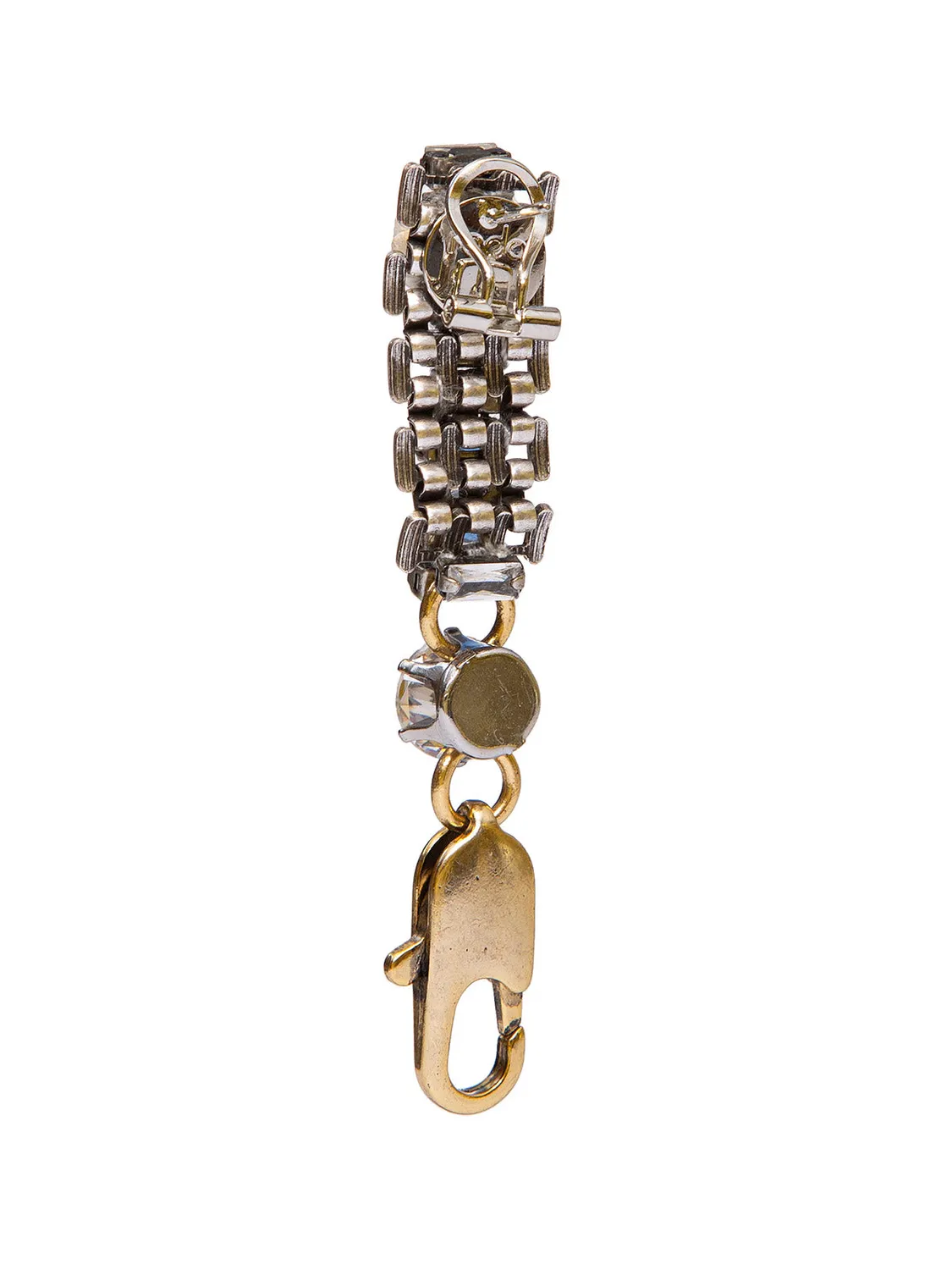 Rada Baguettes orecchini mix metalli clip strass