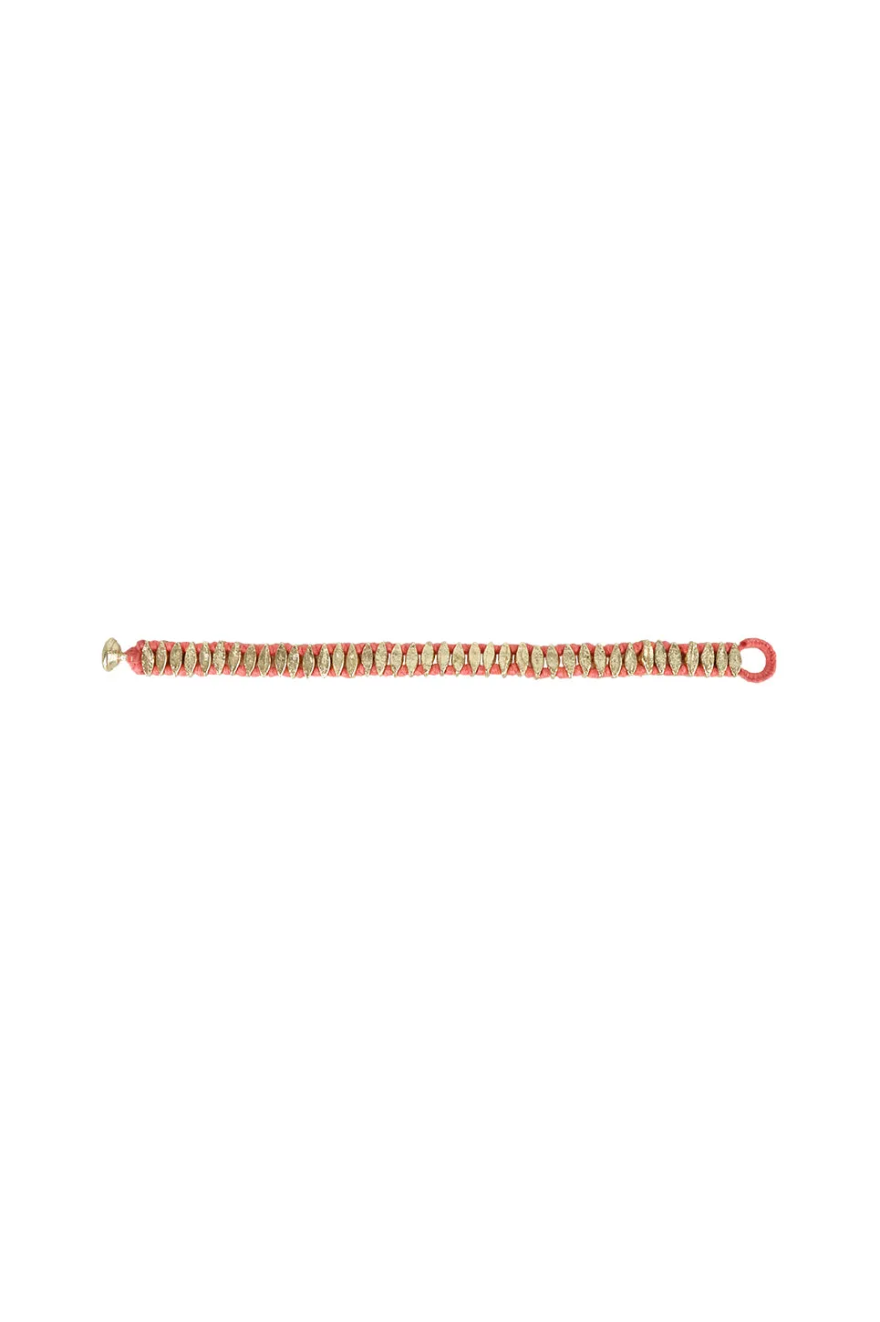 House of Tuhina Nabila bracciale smalto lagoon oro sole