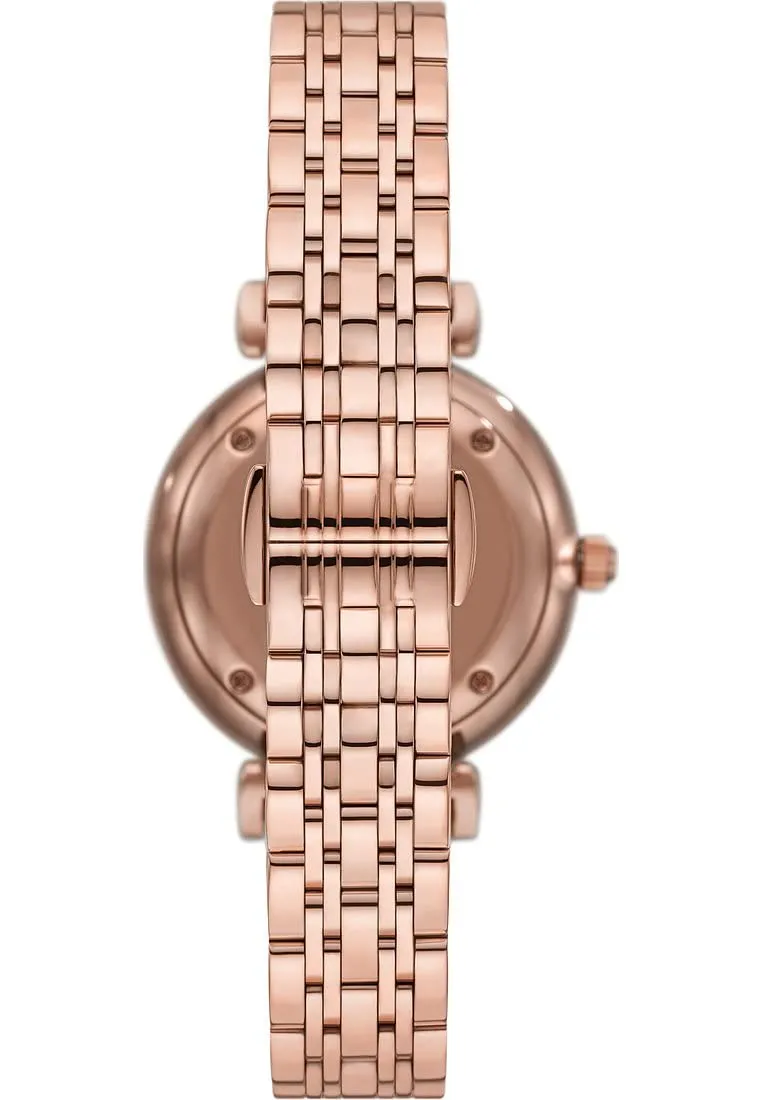 Emporio Armani orologio donna oro rosa glitter rosato