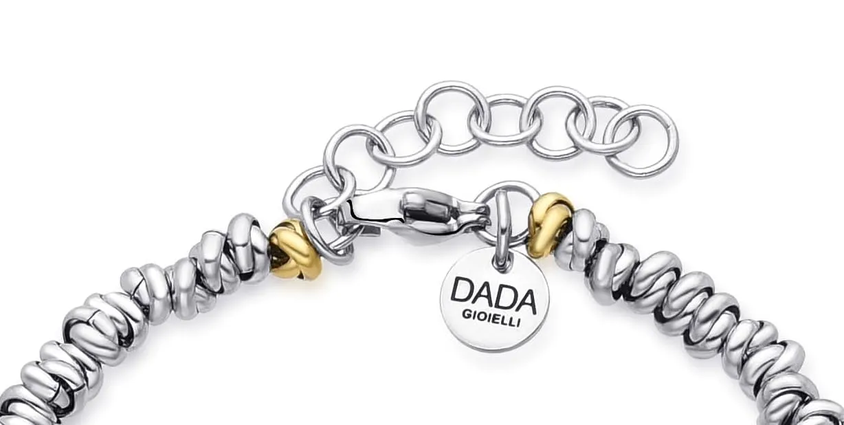 Dada Gioielli Amore Campanella e Cuore bracciale oro e oro