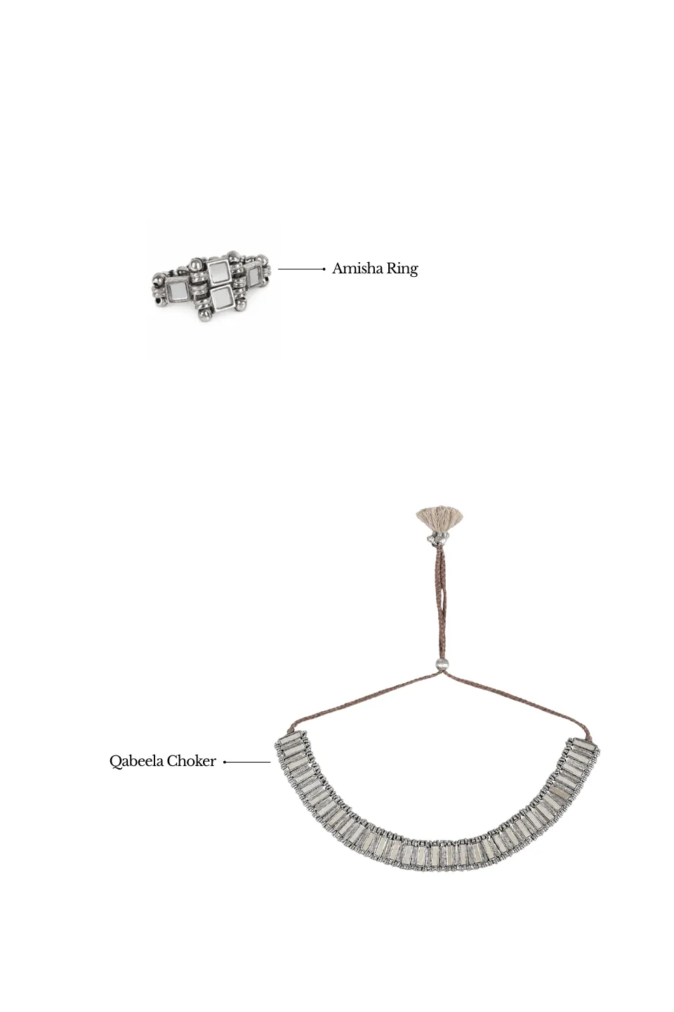 House of Tuhina Collector's Edit Look 1 set gioielli oro 5 pezzi