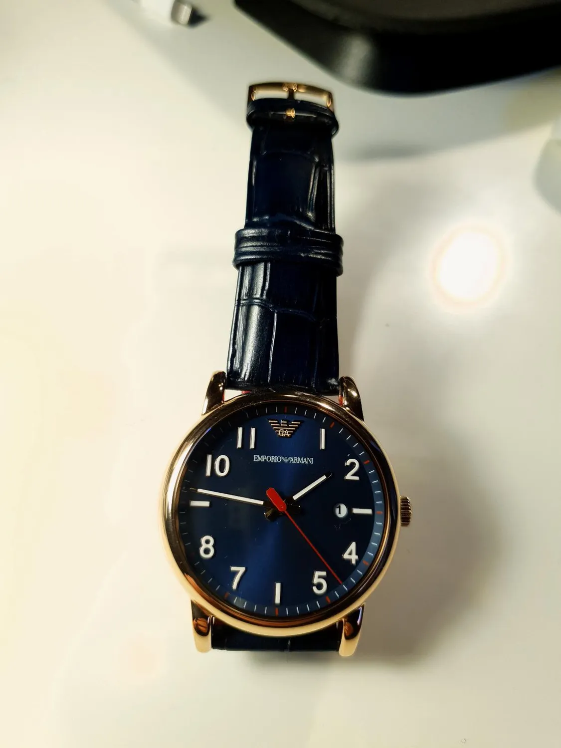 Emporio Armani Orologio Quarzo Nero Argento Uomo