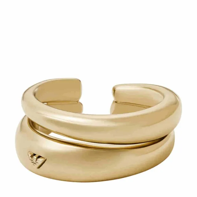 Emporio Armani Anello Chevalier Donna Taglia P Acciaio