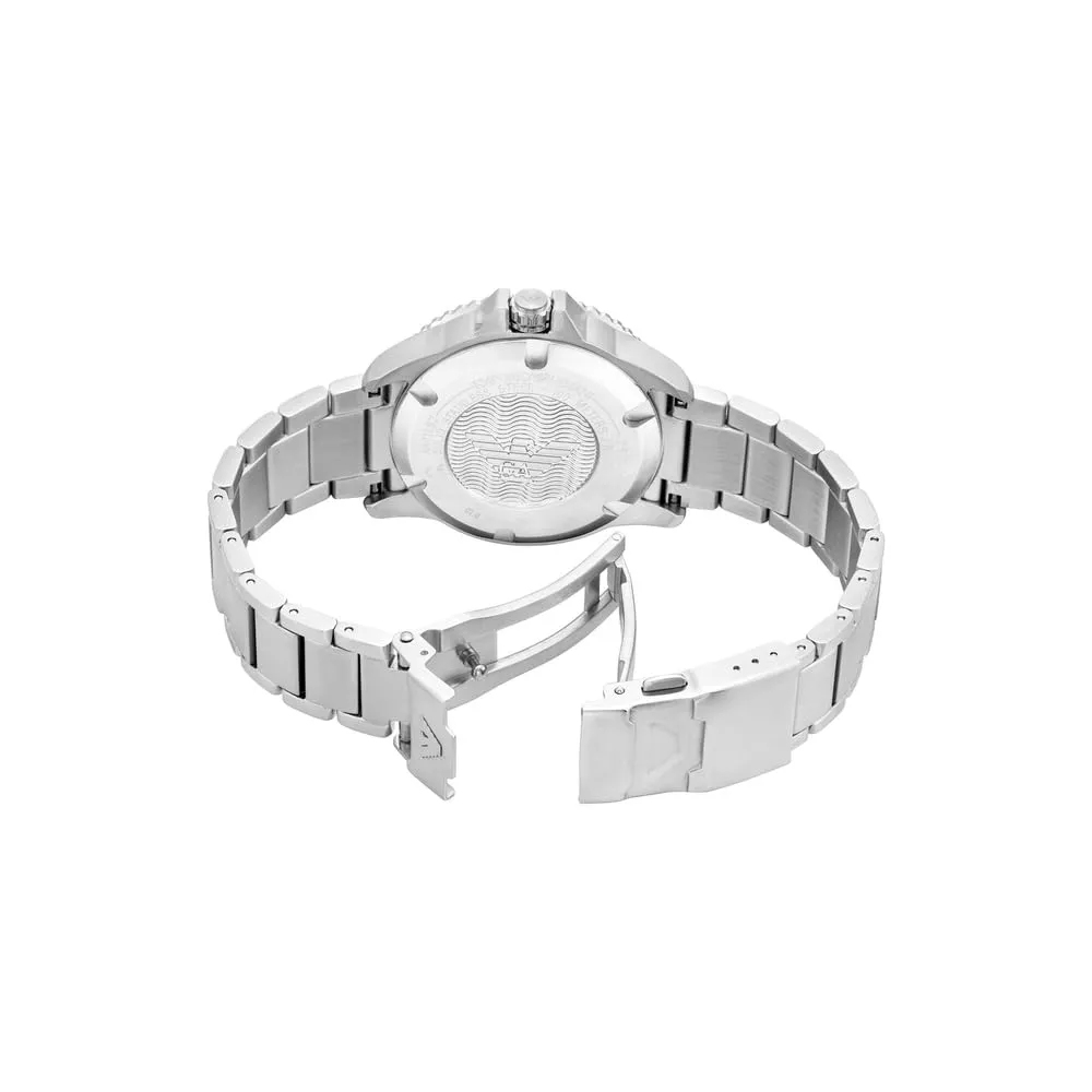 Emporio Armani orologio logo aquila stile metropolitano